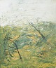 Göta Fogler, “Vindbitna träd” (“Windblown Trees”), oil on canvas, listed Swedish ...