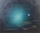 Bo Örn, “Materians flykt”, surrealist composition, oil on canvas, listed Swedish ...