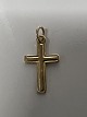 14 karat gold. CrossCharms / Pendants.Height 1.8 cm.