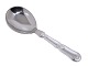 Rosenholm silver and stainless steel, large serving spoon.Marked with Danish silver mark, ...