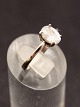 Sterling silver ring with clear stone