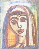 Hans Larsson, mixed media on paper, listed Swedish ...