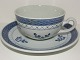 Aluminia Royal 
Copenhagen 
Tranquebar, Tea 
cups with 
saucers. 
Decoration 
number ...