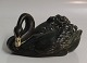 Royal 
Copenhagen 
Stoneware Bird 
22663 RC Black 
Swan Jeanne 
Grut 4" x 7.5". 
(10 x 20 cm) In 
nice ...