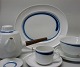 Comet B&G porcelain B&G : White base with blue decoration, form 678 
