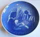 Bing & Grondahl 
(B&G) Christmas 
Plate from 1971 
"Christmas At 
Home”. Designed 
by Henry ...