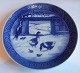 Royal 
Copenhagen (RC) 
Christmas Plate 
from 1969 
"Geese in snow 
covered 
courtyard”. 
Designed by ...