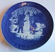 Royal 
Copenhagen (RC) 
Christmas Plate 
from 1985 "The 
snowman”. 
Designed by Kaj 
Lange. In nice 
...