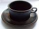 17 sets in 
stock
Arabia Ruska 
Tea Cup
Measures Tea 
Cup 21/8" tall, 
4" dia; 6 1/2" 
saucer
