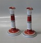 Bing and 
Grondahl Old 
B&G 
Candlesticks 
(pair) 16 cm 
Pre-1948 Marked 
with the three 
Royal Towers 
...