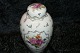 Beautiful jar 
lids (Meissen) 
with flora 
motif 
Height 21 cm. 
Diameter 13 
cm. 
Well kept