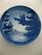 BG christmas plate 1961