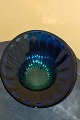 Glassware from 
Italy. Blue 
glass bowl. 
Width 27cm. 
Length 37 cm. 
Intact, no 
chipping.
