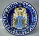 Royal 
Copenhagen 
Faience from 
Aluminia 
1340-1309 Large 
Christmas 
Plates 1926 
Angel in 
starlight ...