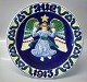 Royal 
Copenhagen 
Faience from 
Aluminia 
974-792 Large 
Christmas 
Plates 1913 
Angel and star 
R. ...