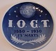 Roya Copenhagen 
Commemorative 
Plate #264 from 
1930. Aa star 
lit sky and a 
globe with 
initials ...
