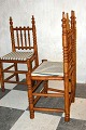 Par Soythern 
Jütland chairs, 
from about, 
1850. From 
South Jutland 
fresh chair, 
good condition.