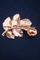 Flora Danica 
Brooch
Rose
Silver