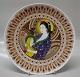 Noritake, 
Japan, 
Christmas plate 
27 cm, In 
stuck: brown 
1975, green 
1976, blue 
1977, brown 
1978, ...