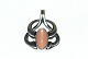 Georg Jensen, 
2006 Year neck 
pendant in 
silver with 
with orange 
moonstone.
Stamped: used 
from ...