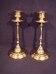 Danish pair of 
brass 
Candlesticks 
Height 17 cm 
anno year 1890