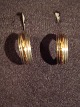 Earrings
silver 925
with gold 
thread