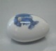 Bing and 
Grondahl Art 
Nouveau Egg Pre 
1898 Blue 
flower 
decorated 
Marked with the 
three Royal ...