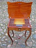 Mahogany sewing table sold