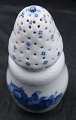 Blaue Blume Glatt dänisch Geschirr. Grosse Streuerdose Nr. 8222, 18,5cm