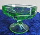 Portion glasses in pressed, colored glass. Set of 6 glasses from Sweden. H 8cm - Ö 10cm