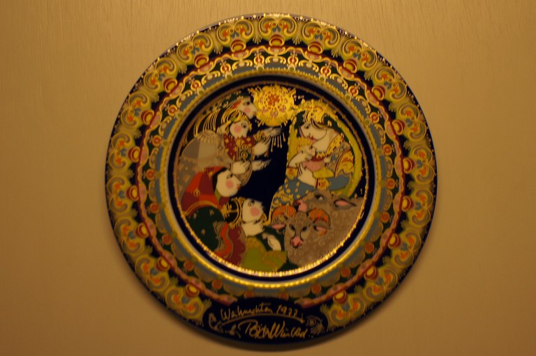 Rosenthal Wiinblad Christmas plate from 1977.