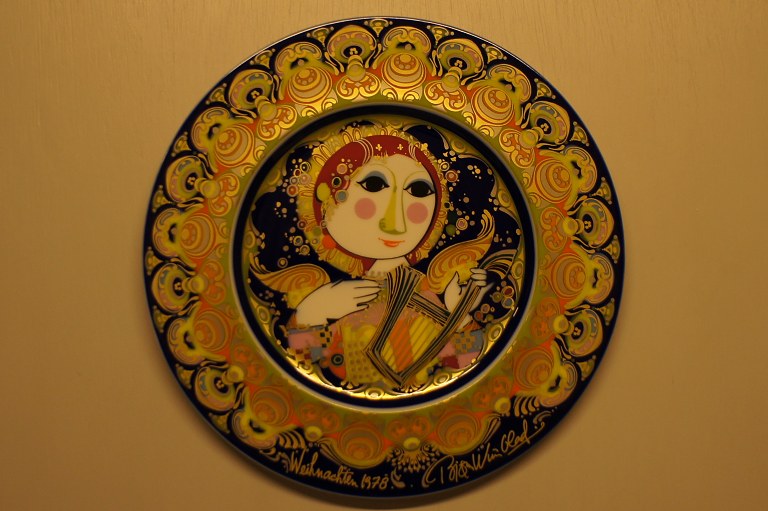 Rosenthal Wiinblad Christmas plate from 1978.
