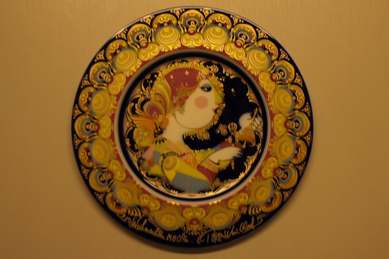 Rosenthal Wiinblad Christmas plate from 1980.