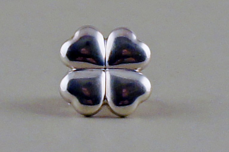 Georg Jensen ring af sterlingsølv. Str. 50.