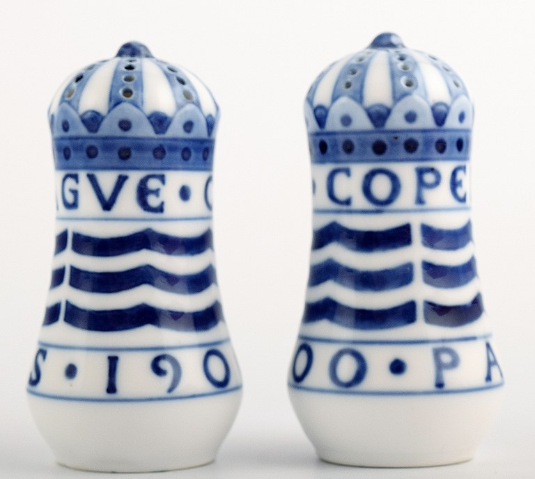 Royal Copenhagen salt shaker, Paris 1900.