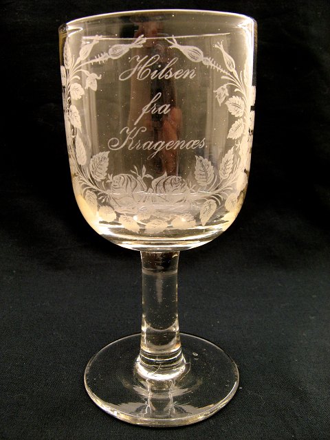 Commemorative glass sold