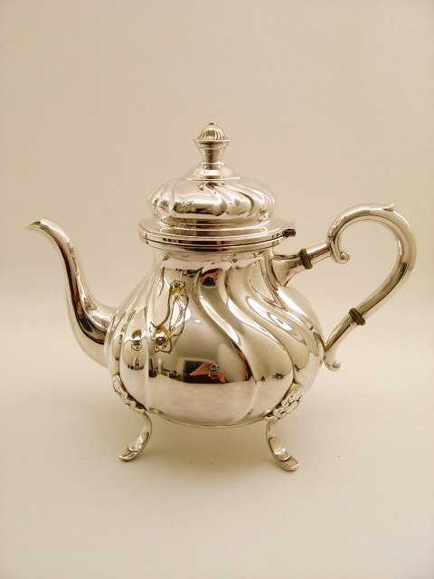 Silver plated teapot