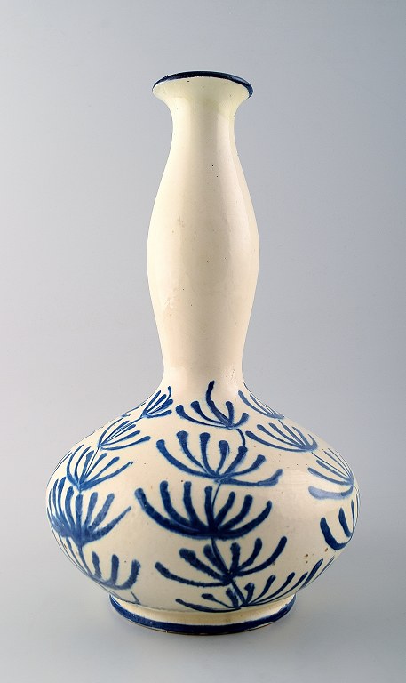 Large Kähler, HAK, glazed stoneware vase. Rare form.
