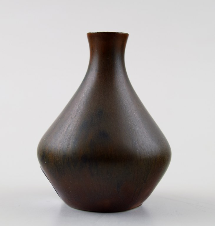 Carl Harry Stalhane, Rörstrand miniature stoneware vase.