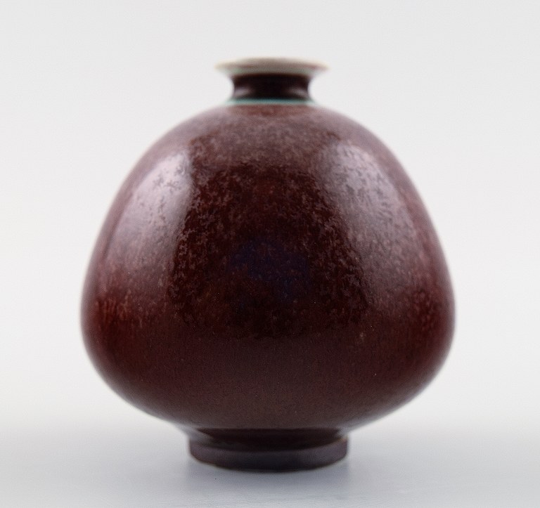 Berndt Friberg Studio pottery vase.