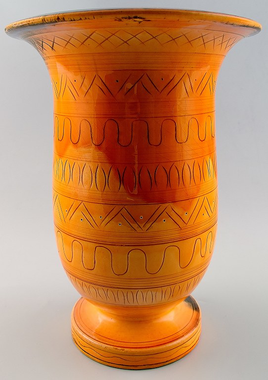 Kähler, Denmark, glazed stoneware vase.
