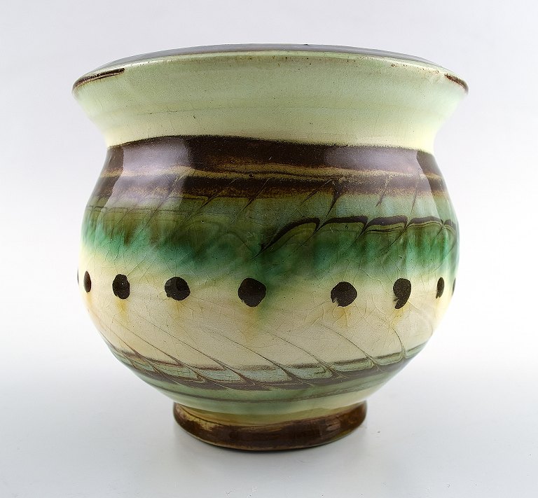 Kähler, Denmark, glazed stoneware vase.
