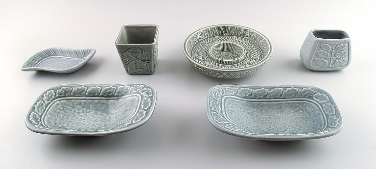 Rörstrand 6 vases and dishes, 60s.

