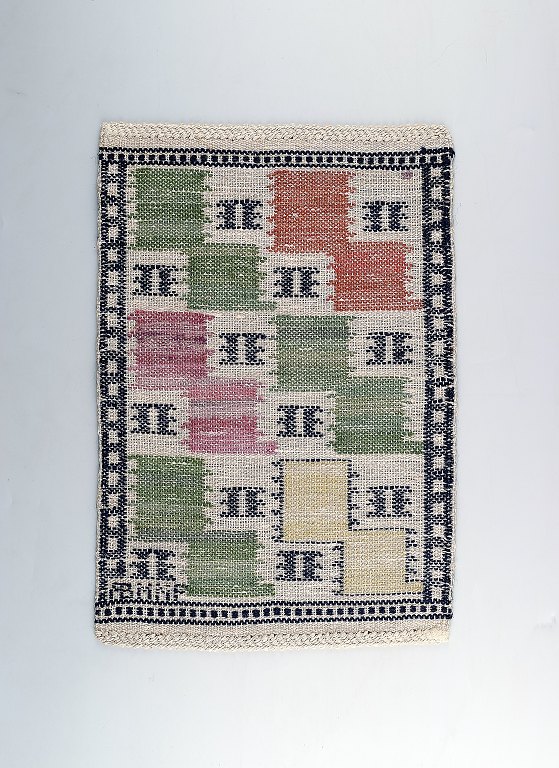 Märta Måås-Fjetterström, Sweden b. 1873, d. 1941Handwoven carpet, wool, "rölakan" technique.