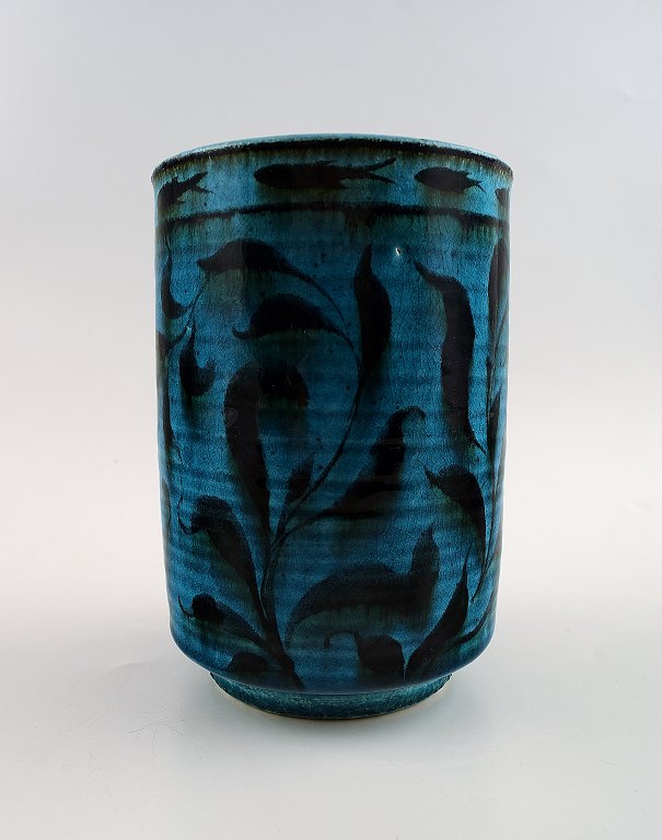 Royal Copenhagen unique ceramic vase by Nils Thorsson.
