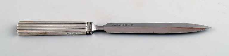 Georg Jensen Bernadotte sterling silver letter knife.
