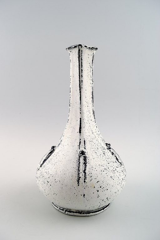 Large Kähler, Denmark, glazed earthenware vase, 1930s.
Designed by Svend Hammershøi.