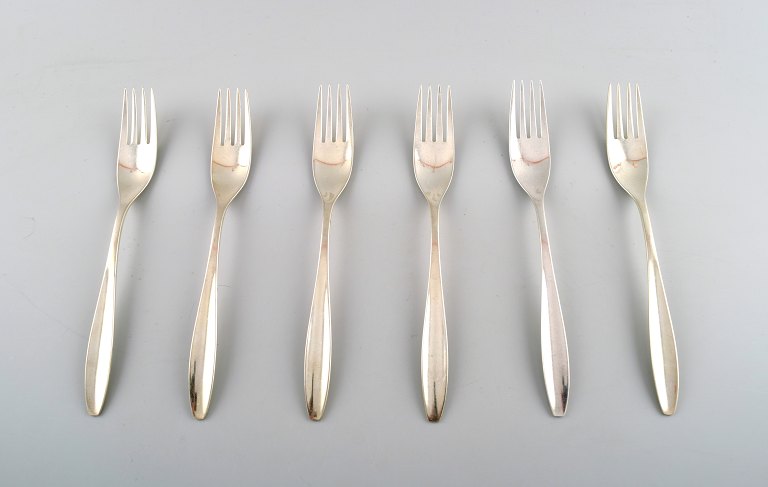 Swallow sterling silver 925 cutlery Swallow silverware.
6 Dinner Forks.
