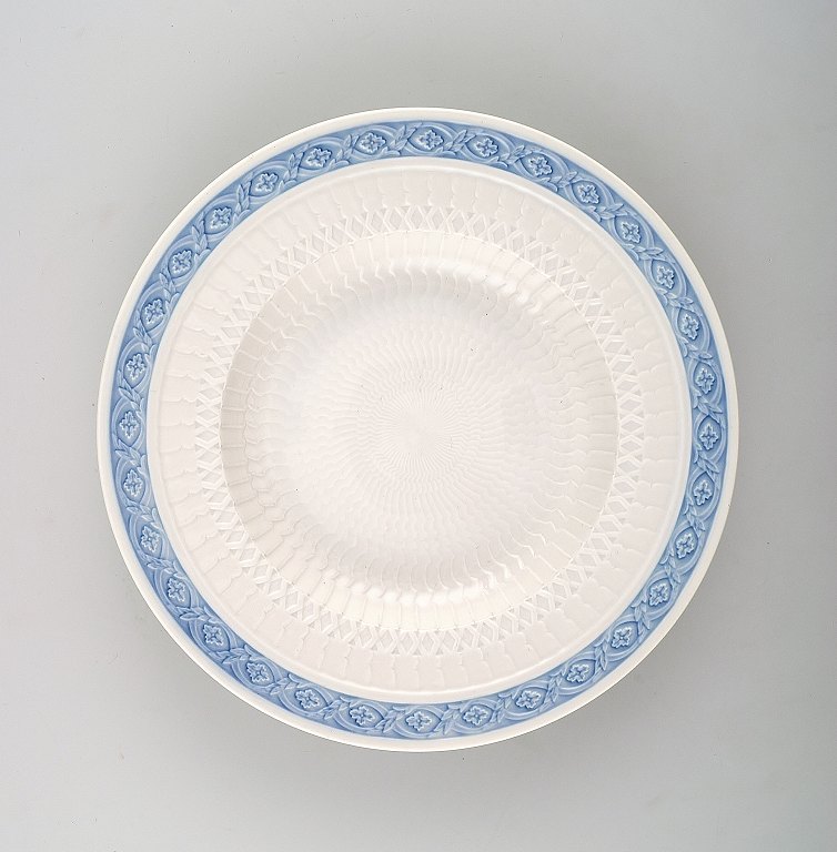 5 plates. Royal Copenhagen Blue Fan soup plate # 11515.
