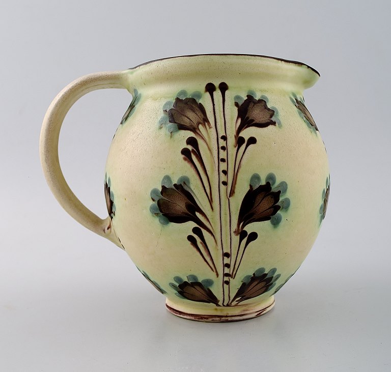 Kähler, Denmark, glazed stoneware jug.
